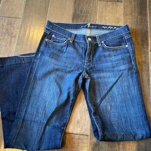 7 for all Mankind Dojo Flip Flop Dark Wash Sz 27 Jeans